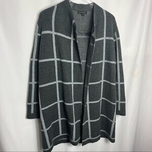 Banana Republic Grid Open Front Cardigan SIZE XS